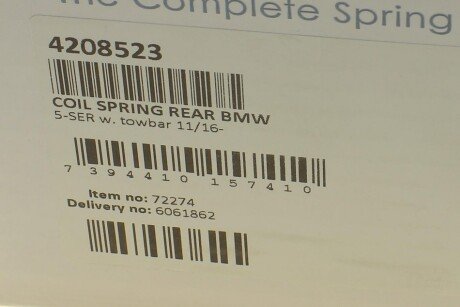 Задня пружина lesjofors 4208523