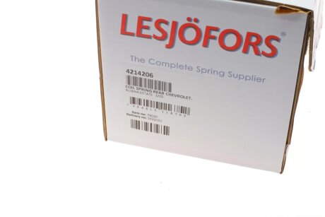 Пружина задняя lesjofors 4214206