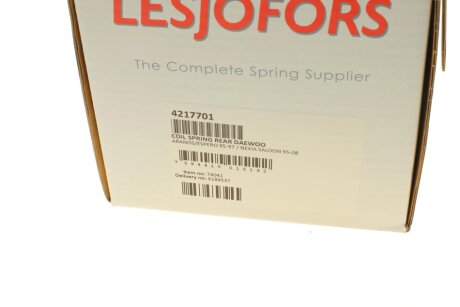 Задня пружина lesjofors 4217701