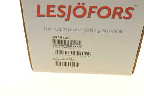 Задня пружина lesjofors 4226118