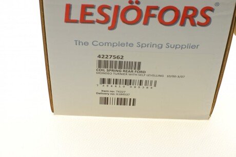 Пружина задняя lesjofors 4227562