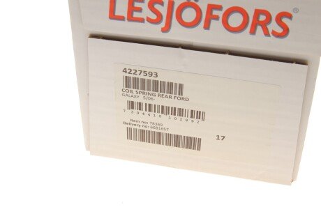 Задня пружина lesjofors 4227593