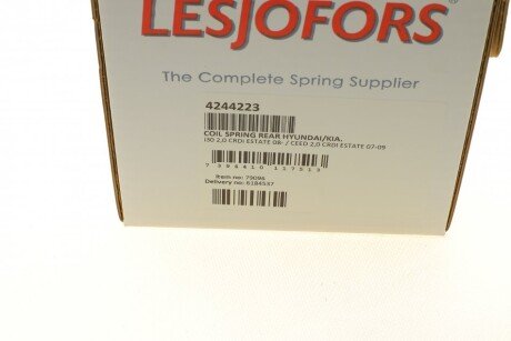 Пружина задняя lesjofors 4244223