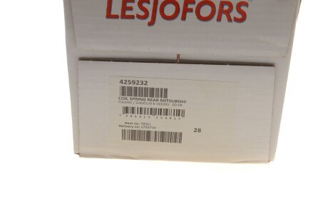 Задня пружина lesjofors 4259232