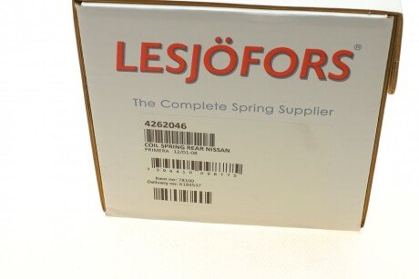 Пружина задняя lesjofors 4262046