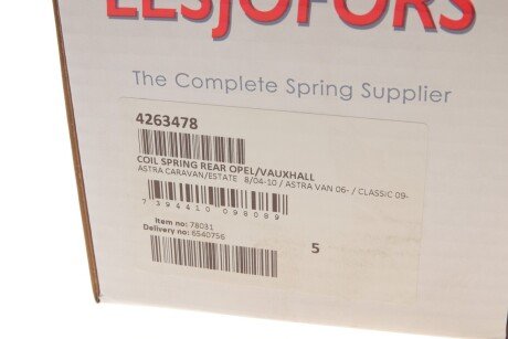 Задня пружина lesjofors 4263478