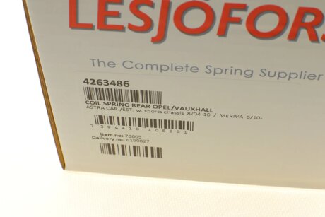 Задня пружина lesjofors 4263486