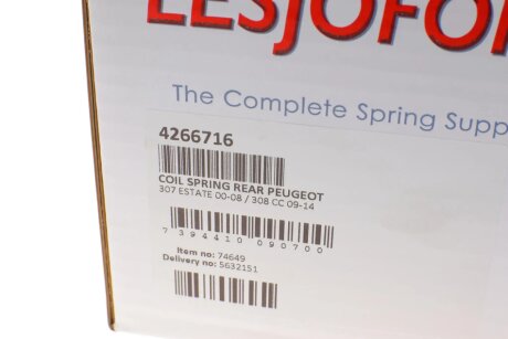 Задня пружина lesjofors 4266716