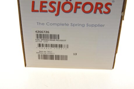 Задня пружина lesjofors 4266726