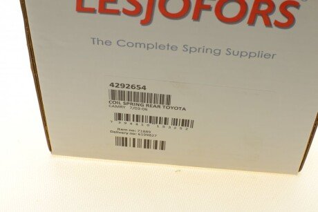 Пружина задняя lesjofors 4292654