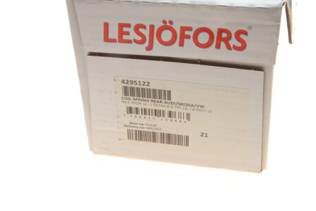 Пружина задняя lesjofors 4295122