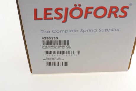 Задня пружина lesjofors 4295130