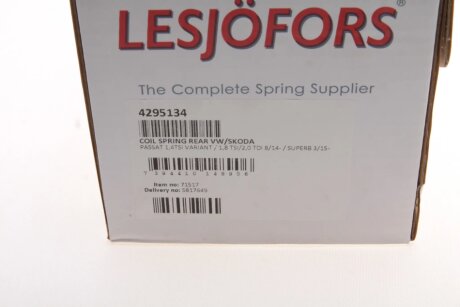 Задня пружина lesjofors 4295134