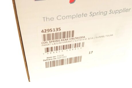 Задня пружина lesjofors 4295135