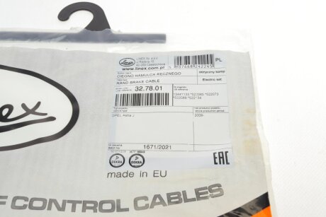 Трос зупиночних гальм linex 327801