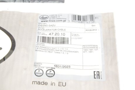 Трос газа linex 472010