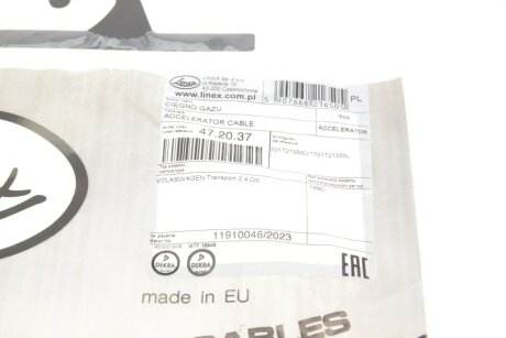 Трос газу linex 472037