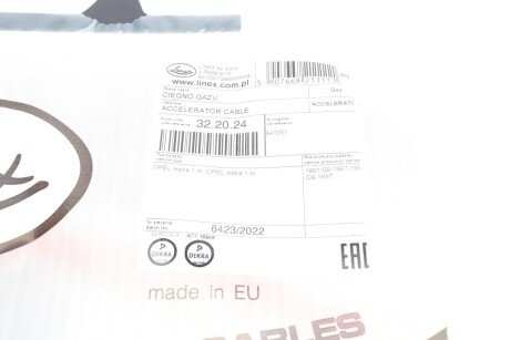 Трос газа linex 322024