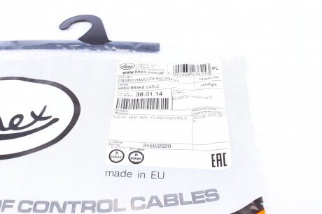 Трос ручника linex 380114