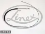 Трос ручного гальма linex 060143