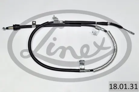 Трос ручного гальма linex 180131