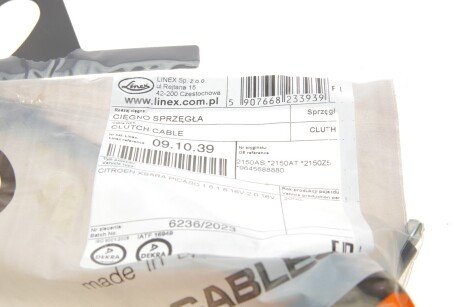 Тросик сцепления linex 091039