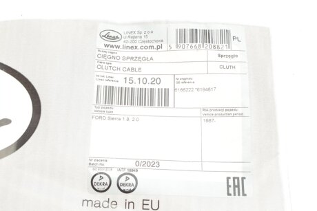 Тросик сцепления linex 151020