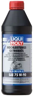 LM 1л HOCHLEISTRUNGS-GETRIEBEOIL 75W-90 (Заміна з 3979) олива трансміс. API GL4+ (GL4/GL5) | Ford ESD-M2C 175-A | VW 501 50 (G50) | ZF TE-ML 08 Liqui Moly 4434 (фото 1)