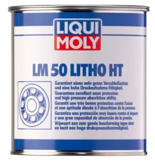 LIQUI MOLY 1КГ ВИСОКОТЕМПЕРАТУРНЕ МАСТИЛО ДЛЯ ПІДШИПНИКІВ СТУПИЦЬ LM 50 LITHO HT liqui moly 3407
