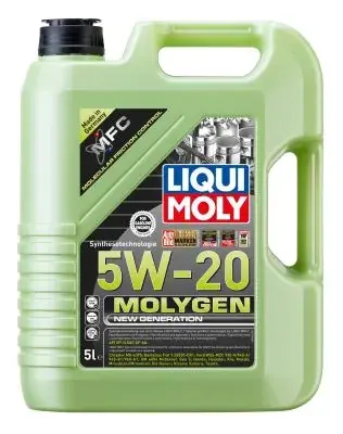 LM 5 л Molygen New Generation 5W-20 синтетическое моторное масло API SN/CF, ILSAC GF-5, Chrysler MS-6395 Ford WSS-M2C-945-A Ford WSS-M2C 930-A liqui moly 8540