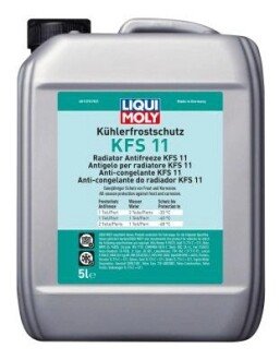 LM 5л KUHLERFROSTSCHUTZ KFS 11 антифриз блакитно-зелений(концентрат) liqui Moly 21150 на Вольво V40