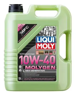 LM 5л Molygen New Generation 10W-40 НС-синтетичне моторне масло API CF/SL, ACEA: A3/B4, MB 229.3, VW 502 00/505 00 liqui moly 9951