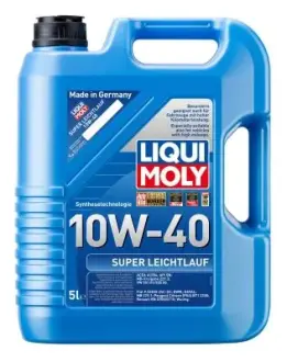 LM 5л SUPER LEICHTLAUF MOTOROIL 10W-40 олива двигун. ACEA A3/B4, API SN, MB 229.1, MB 229.3, VW 501 01 | VW 505 00, Fiat 9.55535-D2, Fiat 9.55535-G2, Peugeot B71 2300 | Renault RN 0700 | Renault RN 0710 liqui moly 9505