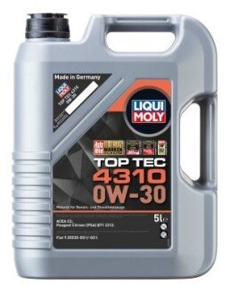 Моторное масло 0w30 liqui Moly 2362 на Пежо Боксер