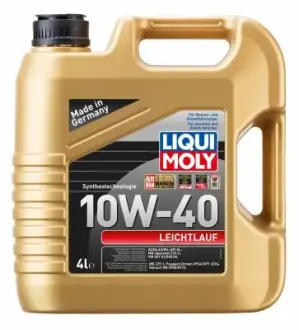 Масло моторное Leichtlauf 10W-40 (4 л) liqui moly 9501