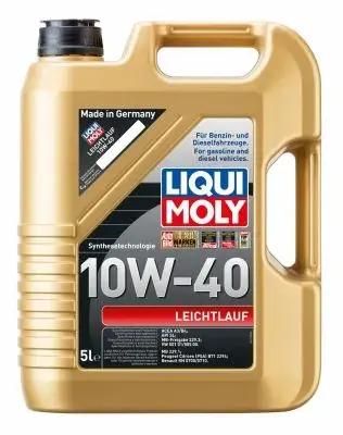 Масло моторное Leichtlauf 10W-40 (5 л) liqui moly 9502