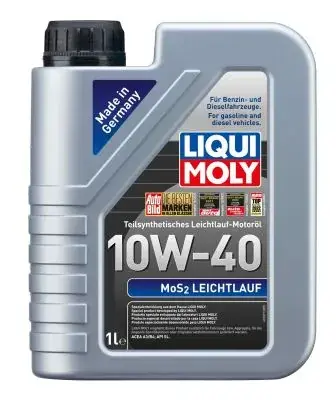 Масло моторное MoS2 Leichtlauf 10W-40 (1 л) Liqui Moly 1930 (фото 1)
