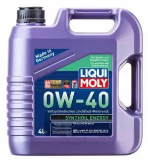 Масло моторное Synthoil Energy 0W-40 (4 л) liqui moly 7536