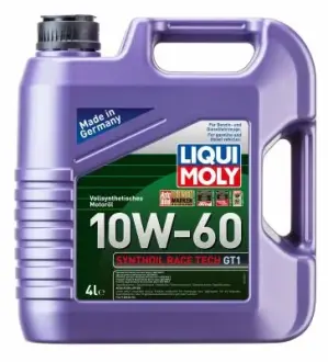 Масло моторное Synthoil Race Tech GT1 10W-60 (4 л) liqui moly 7535