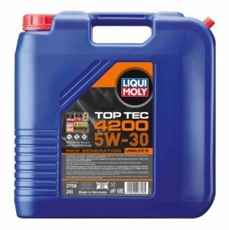 Масло моторное Top Tec 4200 5W-30 (20 л) liqui Moly 3708