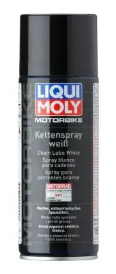 МАСТИЛО БІЛЕ ДЛЯ ЛАНЦЮГІВ МОТОЦИКЛІВ MOTORBIKE KETTENSPRAY WEISS 0,4Л Liqui Moly 1591 (фото 1)