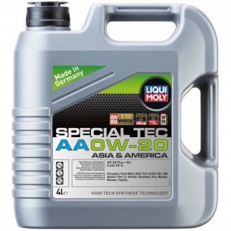 Масло моторное Special Tec AA 0W-20 (4 л) liqui Moly 8066