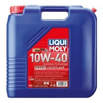 Масло моторное Diesel Leichtlauf 10W-40 (20 л) liqui Moly 1388