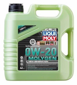 Олива моторна Molygen New Generation 0W-20 4л liqui Moly 21357