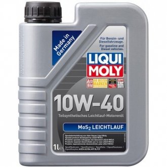 Масло моторное MoS2 Leichtlauf 10W-40 (1 л) liqui Moly 1930