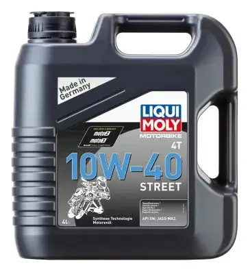 ОЛИВА МОТОРНА НС-СИНТЕТИЧНА MOTORBIKE 4T 10W-40 STREET 4Л liqui moly 1243