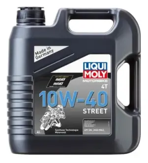 ОЛИВА МОТОРНА НС-СИНТЕТИЧНА MOTORBIKE 4T 10W-40 STREET 4Л liqui moly 1243