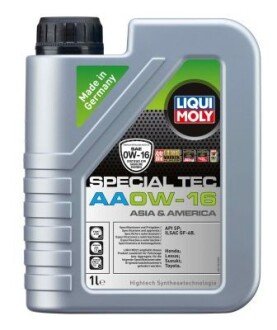 Олива моторна SPECIAL TEC AA 0W-16 1л liqui Moly 21326