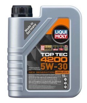 Олива моторна Top Tec 4200 5W-30 1л liqui Moly 8972