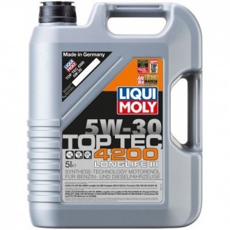 Масло моторное Top Tec 4200 5W-30 (5 л) liqui Moly 7661